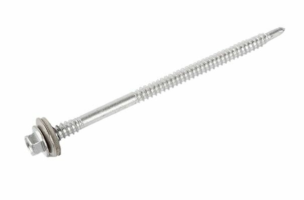 Paneelschroeven - Boorpunt 3 - 5,5/6,3x185mm Ruspert coating - Ring 16mm - 100 stuks