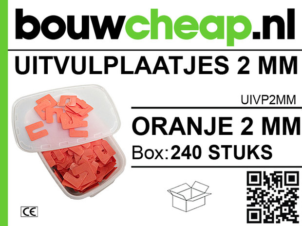 Uitvulplaat 2mm