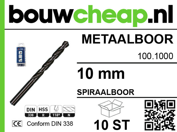 Metaalboor 10mm