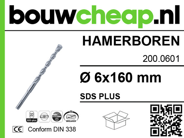 SDS Hamerboor Ø 6x160