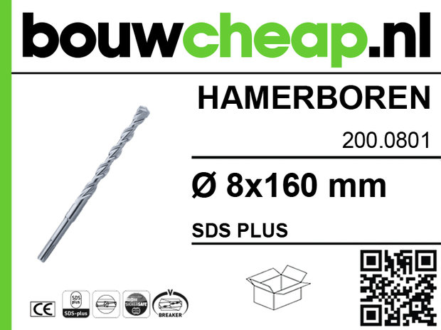 SDS Hamerboor Ø 8x160 mm