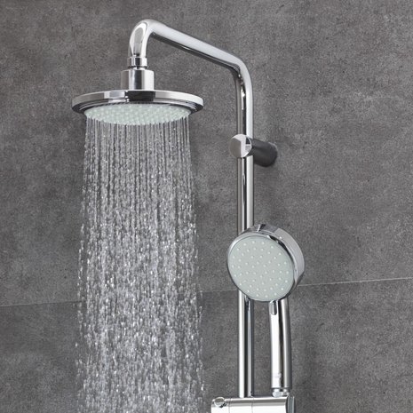 Regendouche "Grohe Tempesta" Chroom