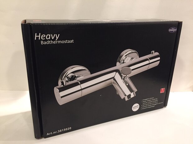 Badthermostaat kraan "Heavy" Chroom