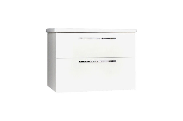 Badmeubel "Winner" Glans Wit 65cm
