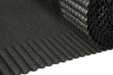 Ubbink Ubiflex Ribbel Loodvervanger - 250mm x 6mtr - zwart