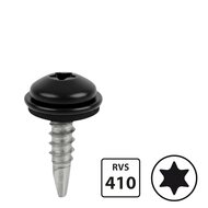 Boorschroeven DIN7504M - RVS 410 - 5,5x35mm - Torx - Ring 12mm - 100 stuks