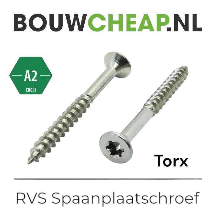 Torx-platkop-RVS-a2