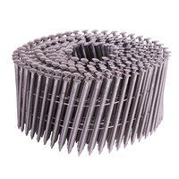 Coilnagels 2,3 x 50 Draad gebonden 15/16º Ring/RVS Lenskop Rol a 300 stuks