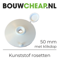 50mm rosetten met klikdop
