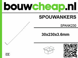Spouwankers uni-l 230mm (100 st.)