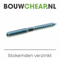 Stokeinden verzinkt M8x80 mm (100 ST.)