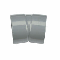 Pvc bocht 125mm 15° twee keer lijmmof