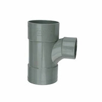 PVC T stuk verlopend 110x50x110mm 88° drie keer lijmmof