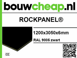 Rockpanel® 9005 6mm DIK 1,20mtr x 3,05mtr