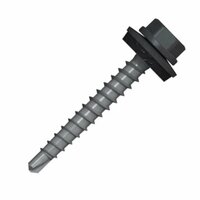 Boorschroeven DIN 7504K 6,3x75mm RAL 7016  ANTRACIET - 100 stuks