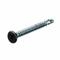 Vleugel teksschroeven DIN 7504PTEK Verzinkt PH2 4,2X38 ZWART 100st.