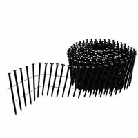 RINGNAGELS RVS Zwart 2,1X50MM BOLKOP 350 stuks