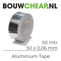 Aluminium tape rol 50mtr