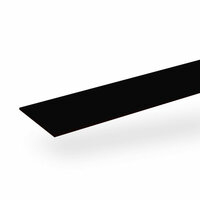 Boeistroken 6mm Zwart RAL 9005 25cm x 305cm ( 10 gratis schroeven in kleur)