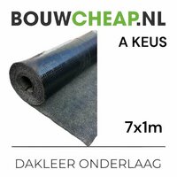 Dakleer 3MM waterdichte onderlaag - Universeel  – 7 Meter – A keus