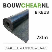 Dakleer  waterdichte onderlaag – Universeel - 7 Meter – B keus