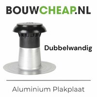 Anjo Aluminium Plakplaat | 50-60 mm | Dubbelwandig | Inclusief bovenkap