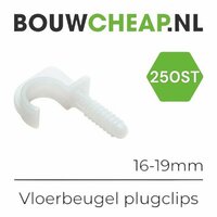 Vloerbeugel Enkel Naturel 16-19mm - 250 stuks