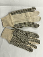 Werkhandschoenen katoen met nopjes mt 9