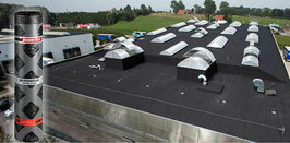 Dakleer (Bitumen) - Quadra –  6 Meter – Donkere leislag – B keus