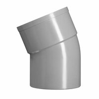 Pvc bocht 110 mm 22,5° twee keer lijm