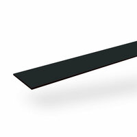 Boeistroken 6mm Zwartgrijs RAL 7021 20cm x 305cm ( 10 gratis schroeven in kleur)