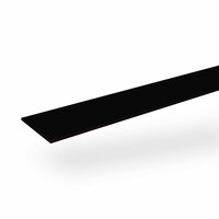 Boeistroken 6mm Zwart RAL 9005 20cm x 305cm ( 10 gratis schroeven in kleur)