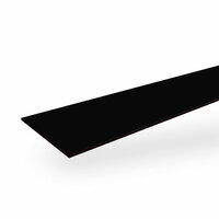 Boeistroken 6mm Zwart RAL 9005 30cm x 305cm ( 10 gratis schroeven in kleur)
