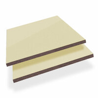 HPL Plaat Exterieur - Cremewit RAL 9001 - 8mm - 1300 x 3050mm