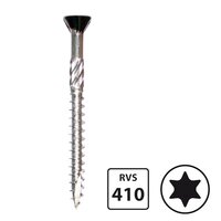 Potdekselschroeven - RVS 410 - 5,0x80mm - Ral 9005 Structuur Zwart - 100 stuks