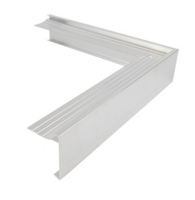 Overzet Daktrim Aluminium Buitenhoek Renovatie | over trim 60 mm | Lengte a 2,5 meter